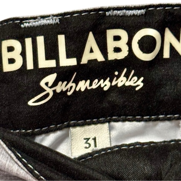 Billabong  Men's Submersible Swim Outdoor Chino Gray Shorts Trunks - Picture 9 of 9